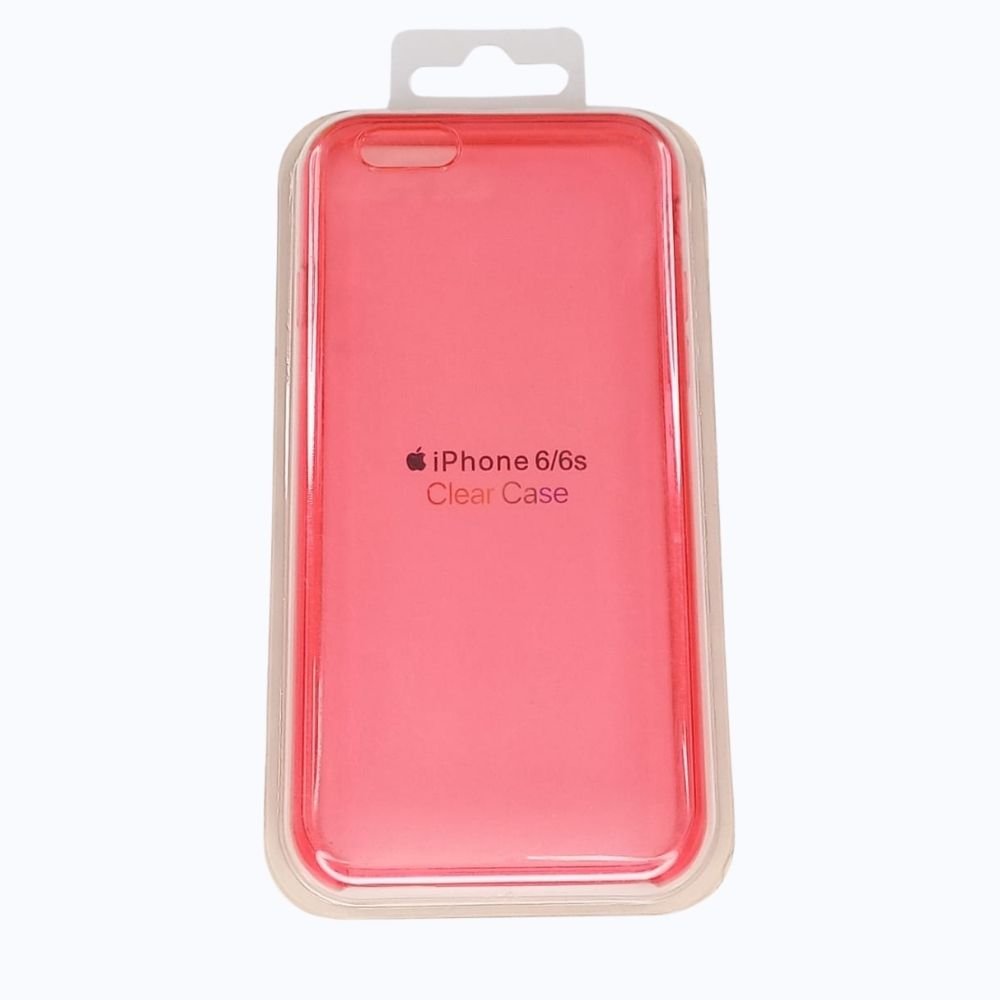 Estuche Transparente Rosado para iPhone 6 Plus / 6s Plus