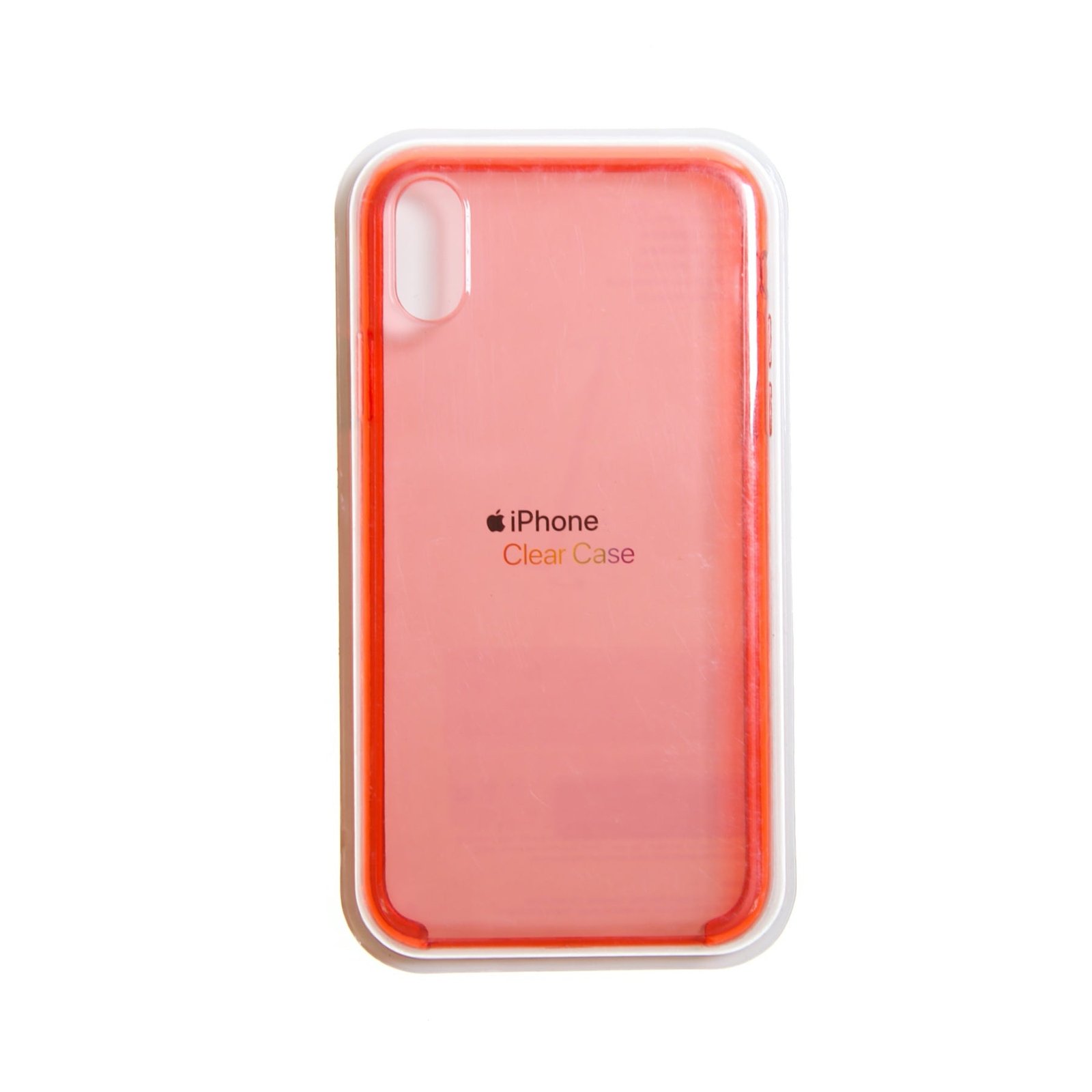 Estuche Transparente Rojo para iPhone 6 Plus / 6s Plus