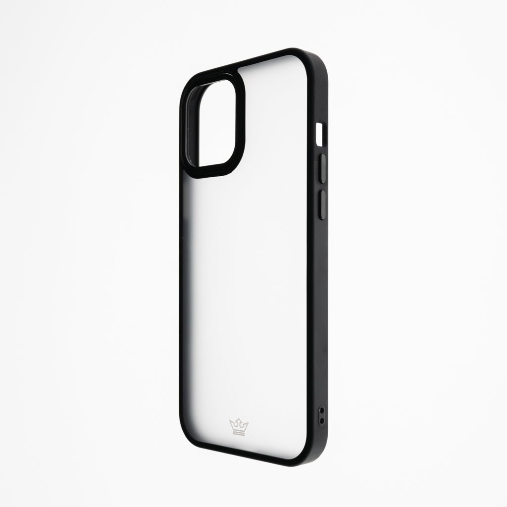 Estuche Clásico El Rey Mate Marco de Apple iPhone 12 Pro Max Color Negro — foto 2