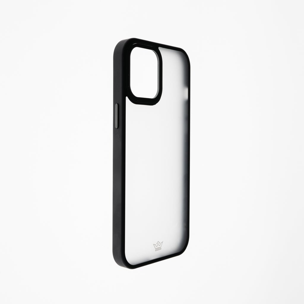 Estuche Clásico El Rey Mate Marco de Apple iPhone 12 Pro Max Color Negro — foto 3
