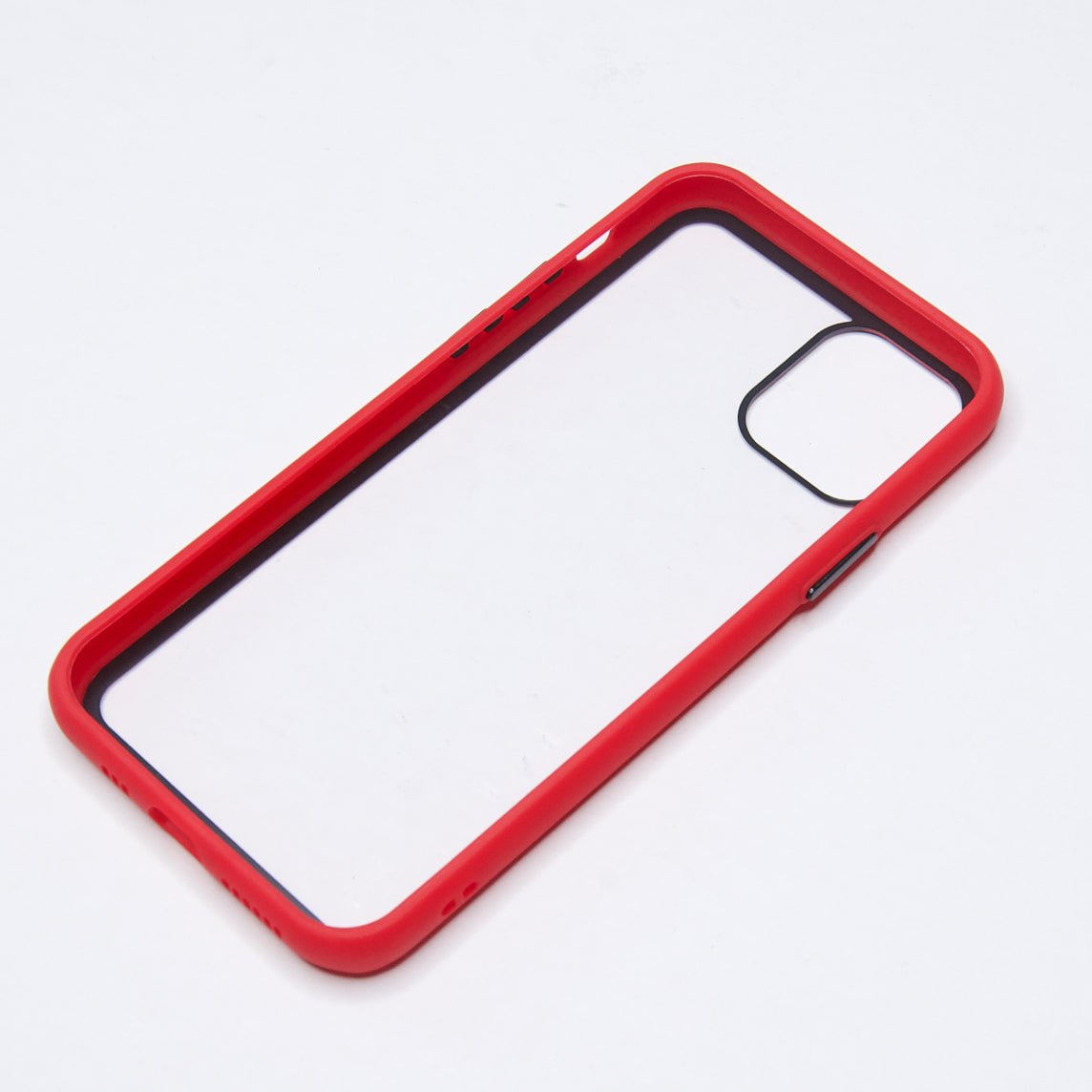 Estuche Transparente El Rey Apple iPhone 11 Pro Color Rojo / Transparente — foto 3