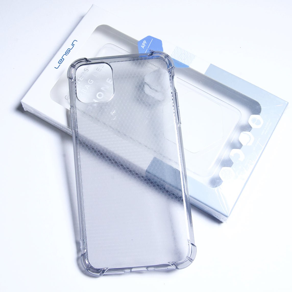 Estuche Clásico Lensun Airbag Design Apple iPhone 11 Pro Color Gris