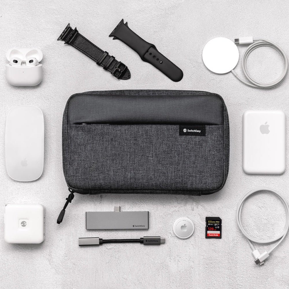 Estuche Clásico SwitchEasy Bolsa Urban Organizer Pouch Color Gris — foto 2