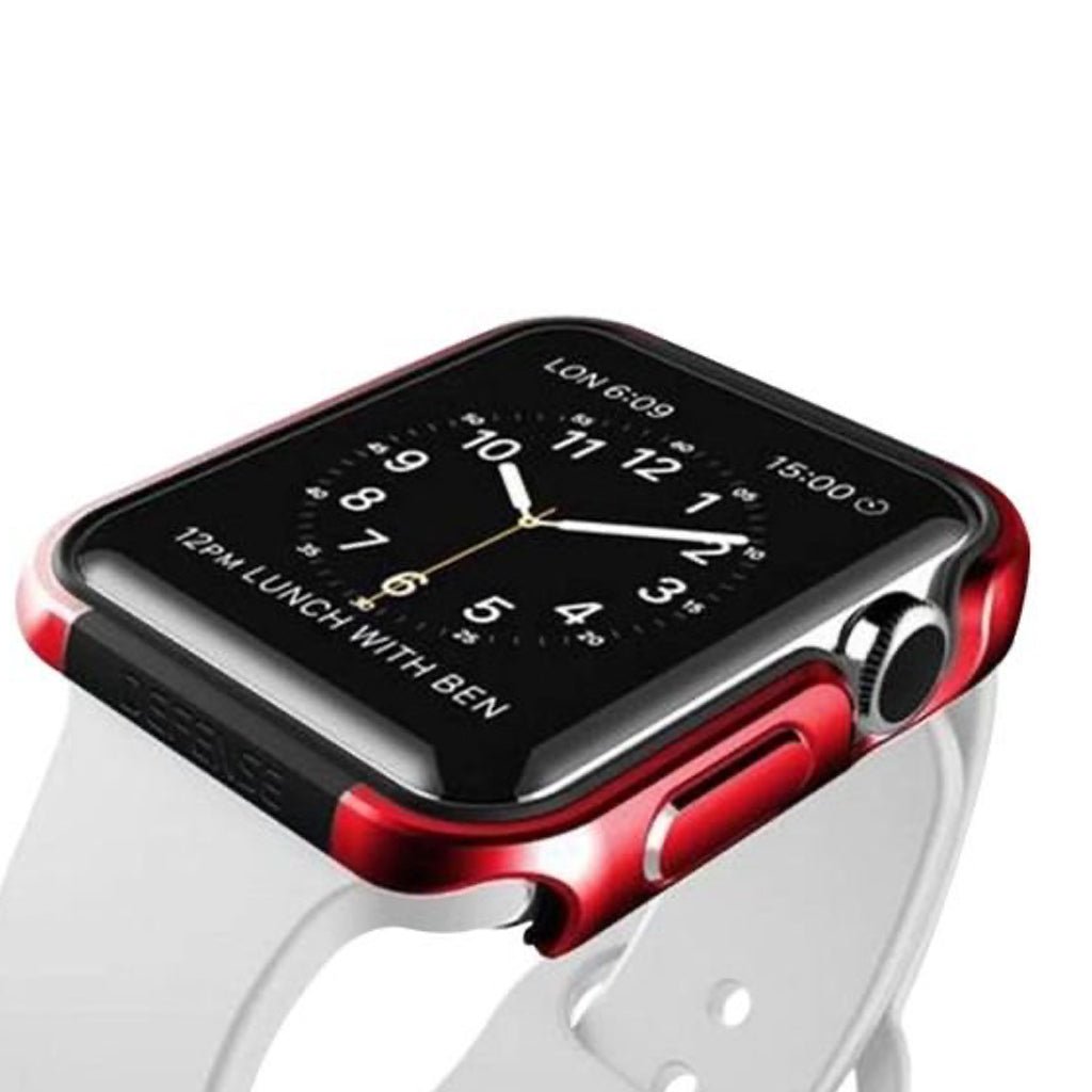Estuche Xdoria Bumper Antigolpes Apple Watch 40 Mm Color Rojo