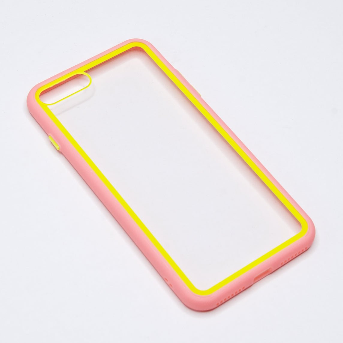 Estuche Transparente El Rey Apple iPhone 7 , iPhone 8 Color Rosado / Transparente