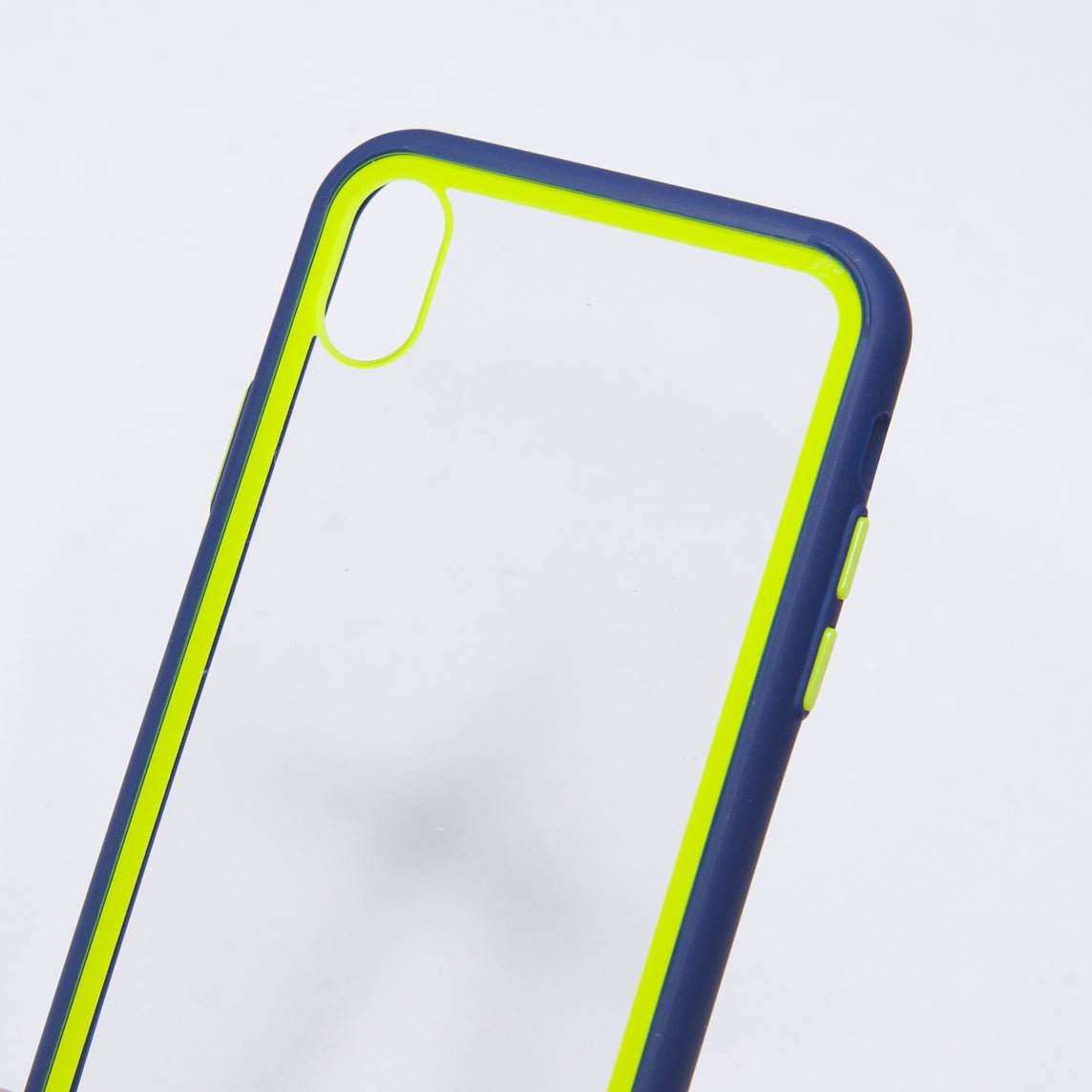 Estuche Transparente El Rey Apple iPhone Xs Max Color Azul / Transparente — foto 2