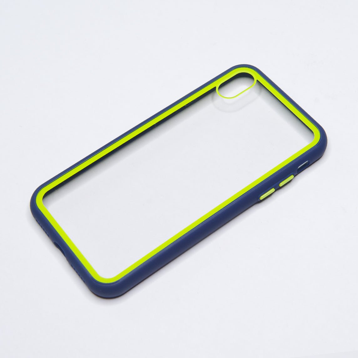 Estuche Transparente El Rey Apple iPhone Xs Max Color Azul / Transparente — foto 3