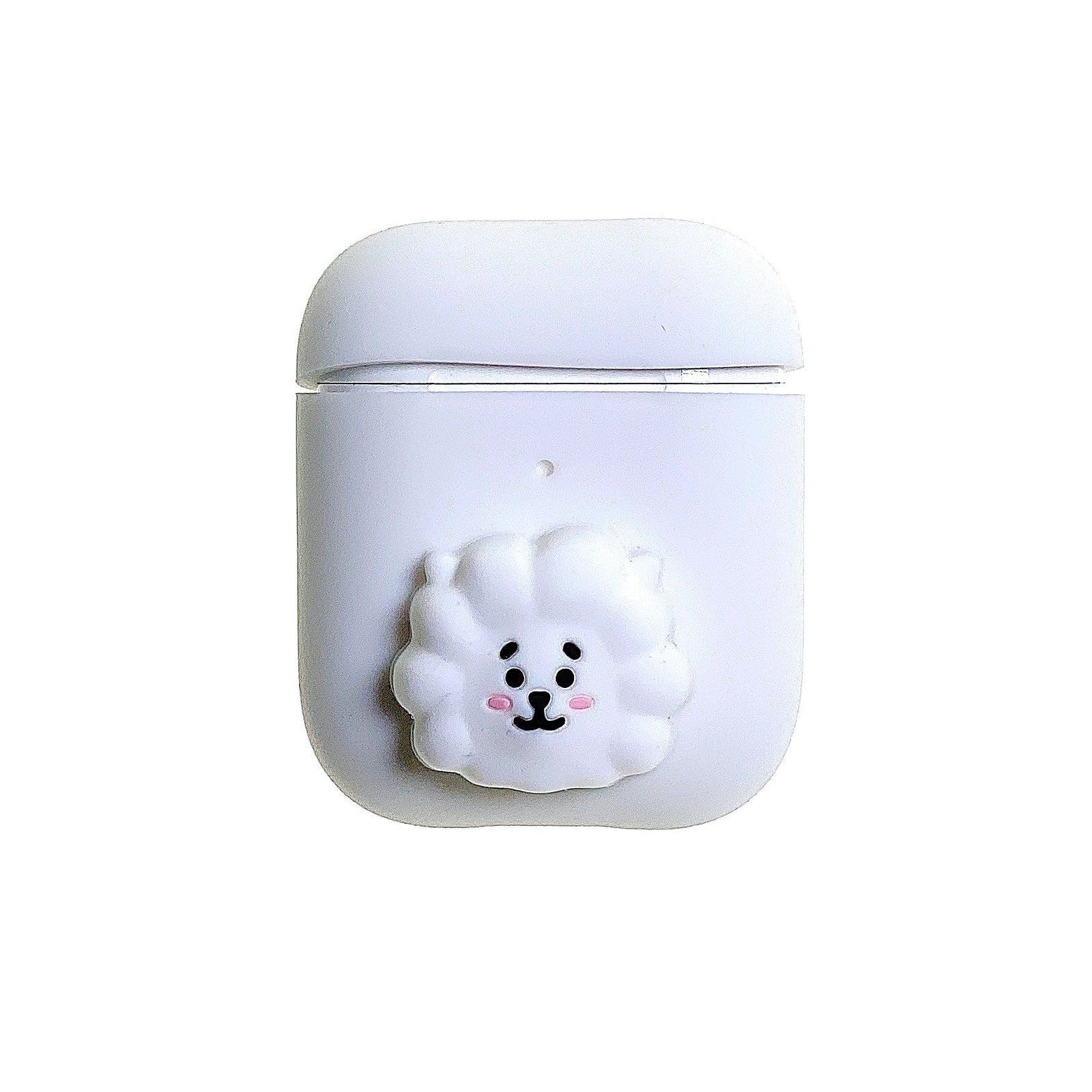 Estuche Audifonos Genérico Case AirPods 1 / 2 Oveja Apple Gen 1 / Gen 2 Color Blanco