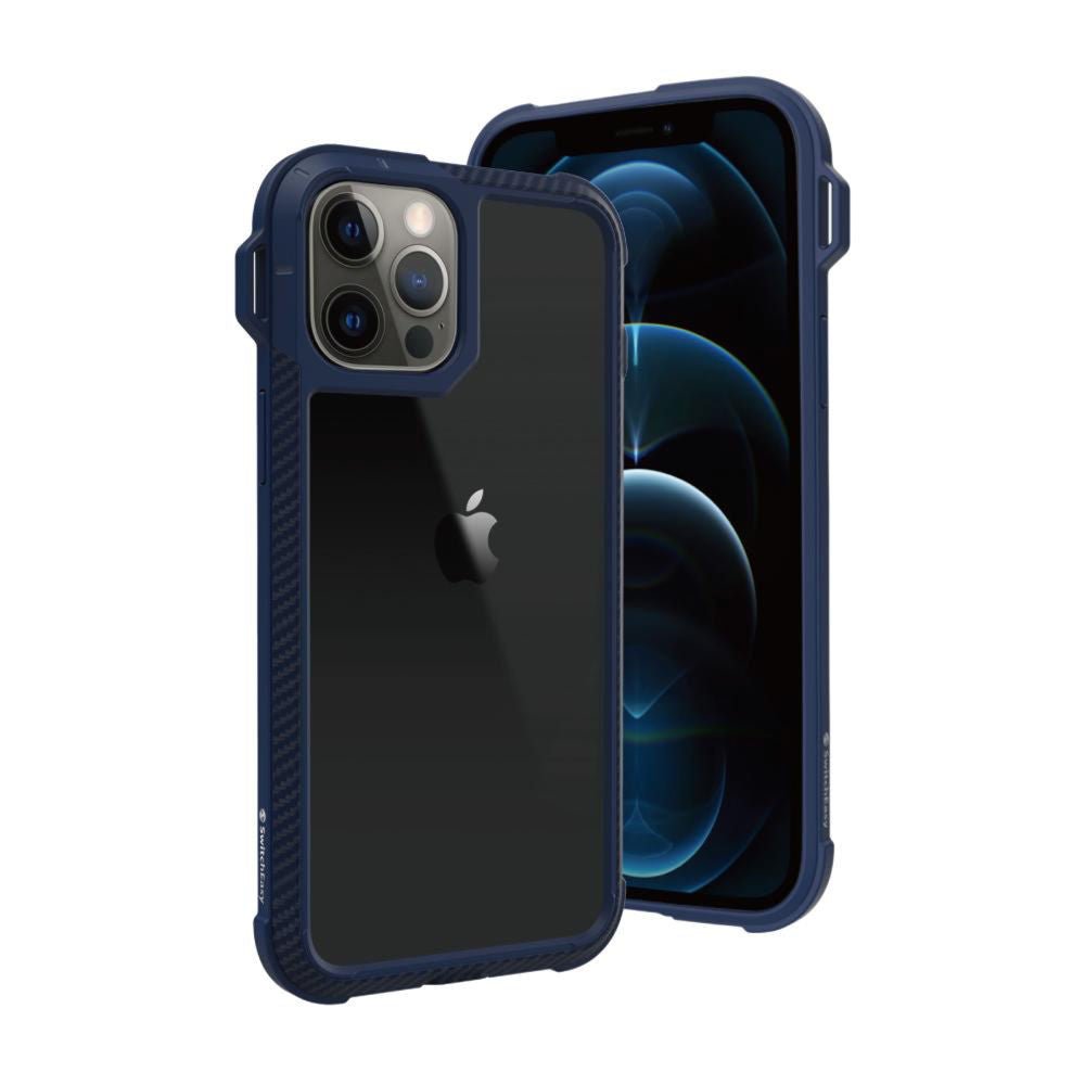 Estuche Clásico SwitchEasy Explorer Protective Apple iPhone 12 Pro Max Color Azul Marino — foto 3