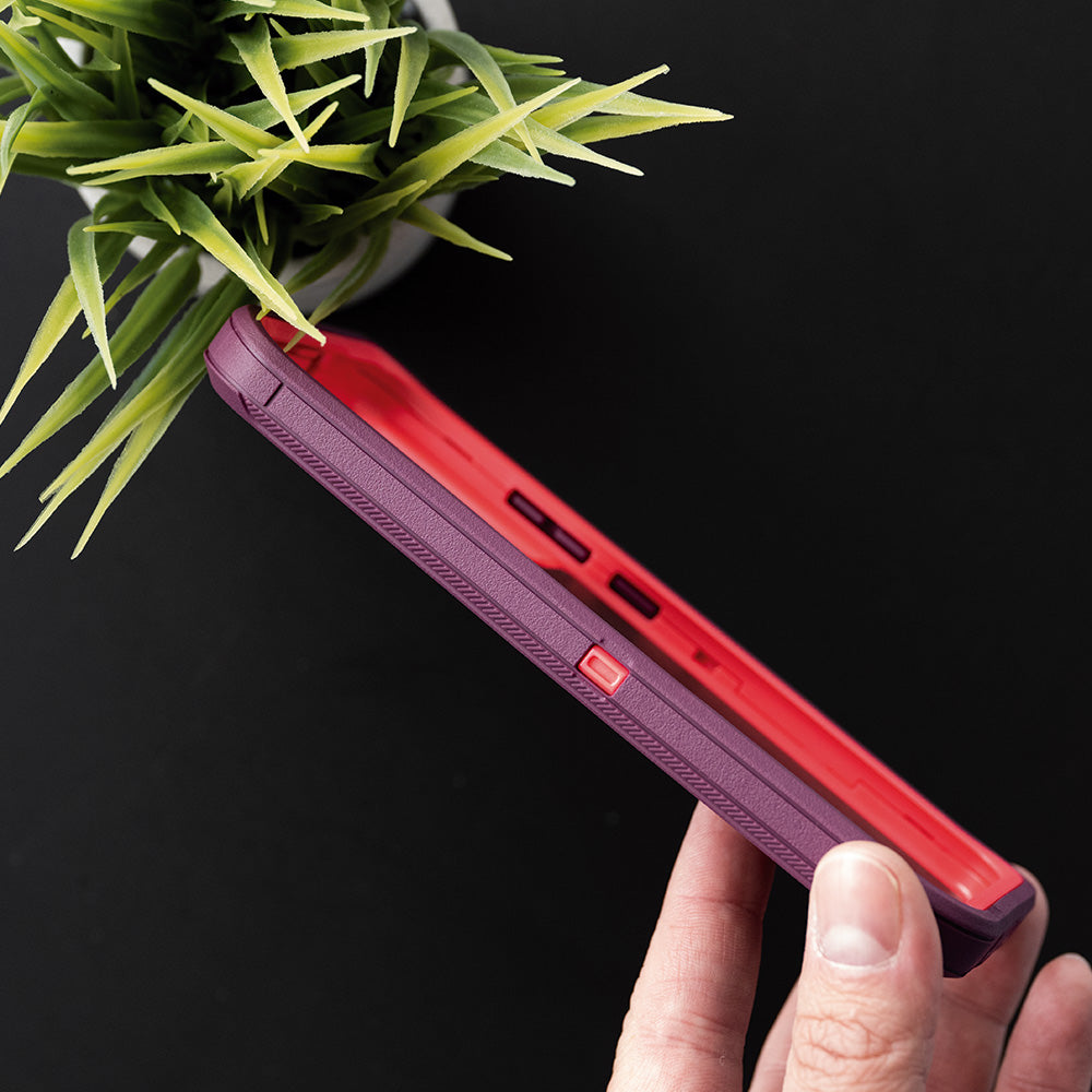 Case el Rey Defender Rojo/Rosado para Samsung S22 Plus — foto 4