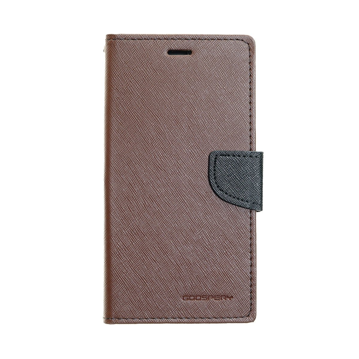 Estuche Carteras Goospery Fancy Diary Apple iPhone Xs Max Color Cafe / Negro