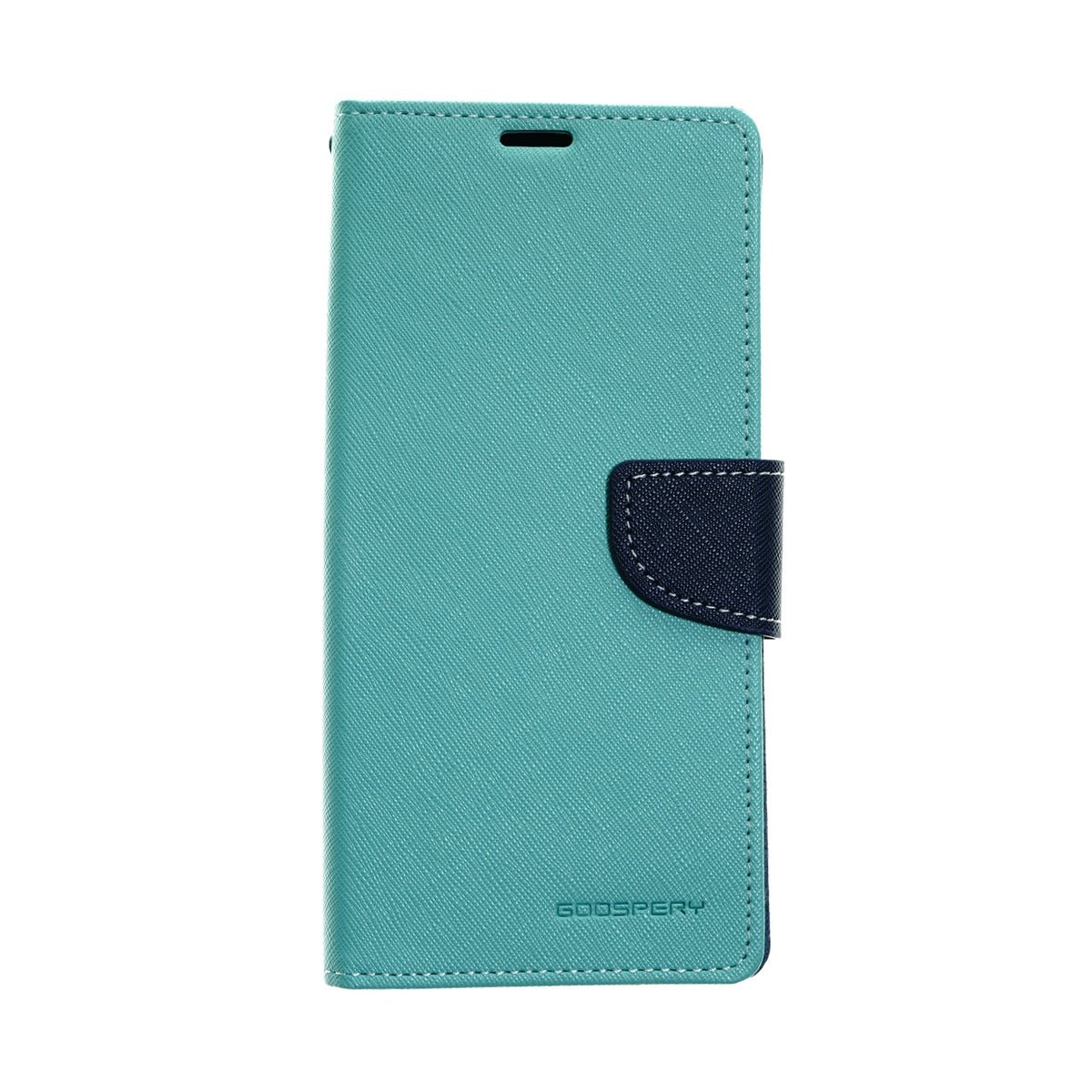 Estuche Carteras Goospery Fancy Diary Apple iPhone Xs Max Color Turquesa / Azul Marino