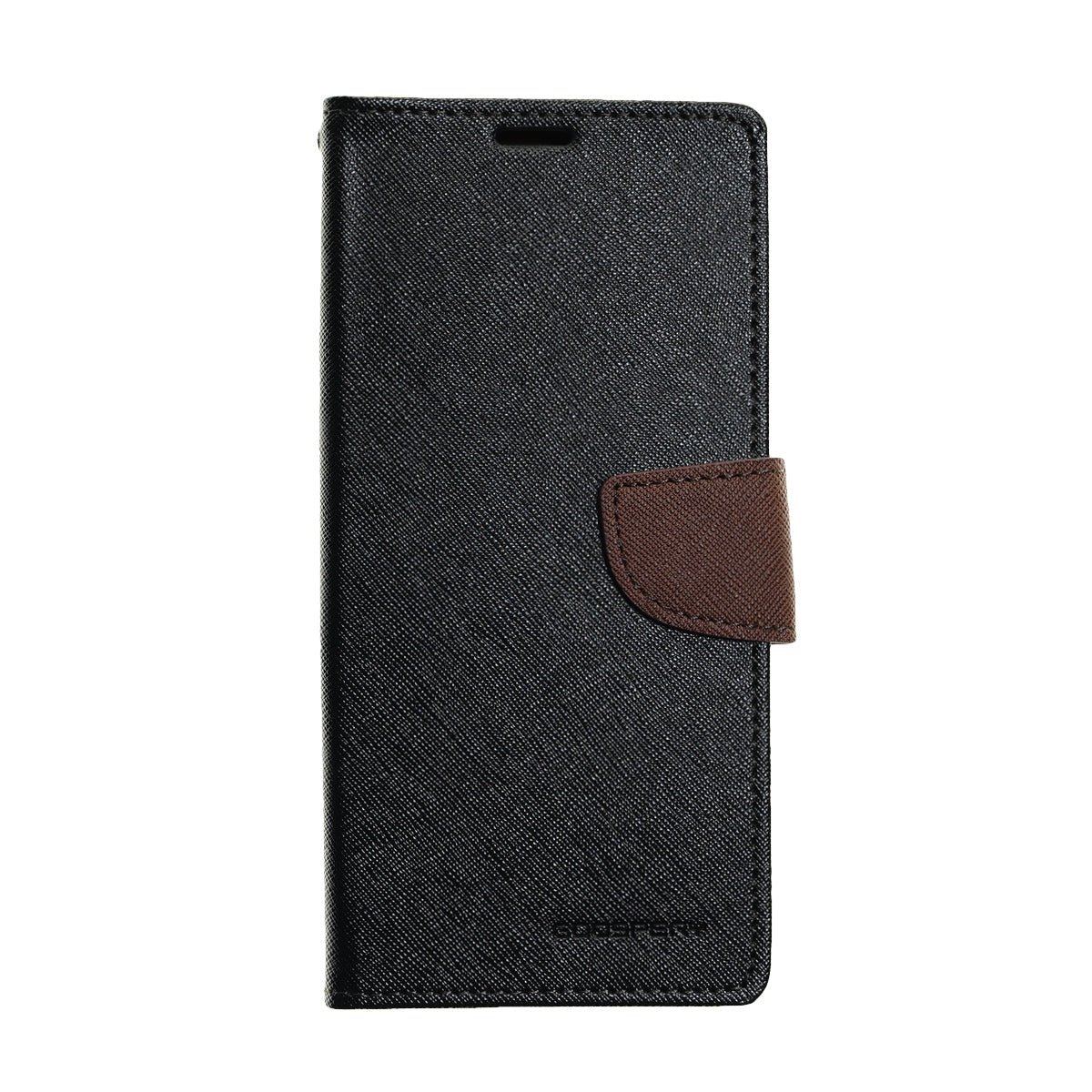 Estuche Carteras Goospery Fancy Diary Apple iPhone Xs Max Color Negro / Cafe