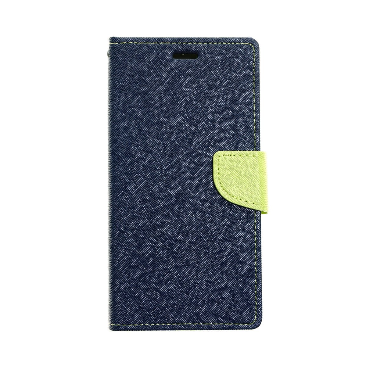 Estuche Carteras Goospery Fancy Diary Apple iPhone Xs Max Color Azul Marino / Verde — foto 2