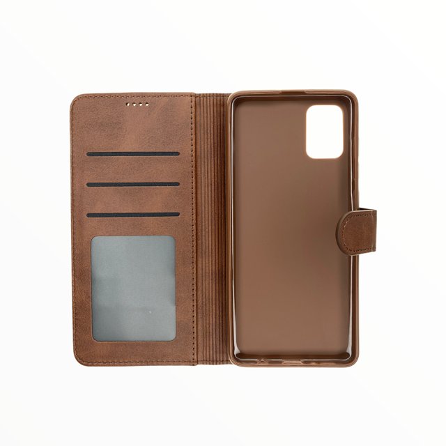 Estuche Carteras LC Imeeke Folio Libreta con Porta Tarjeta Samsung A41 Color Cafe — foto 3
