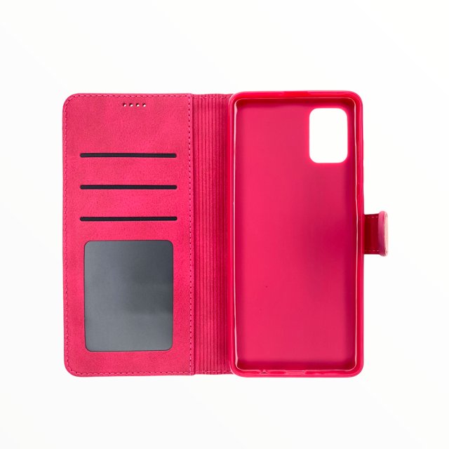 Estuche Carteras LC Imeeke Folio Libreta con Porta Tarjeta Samsung A41 Color Rosado — foto 3