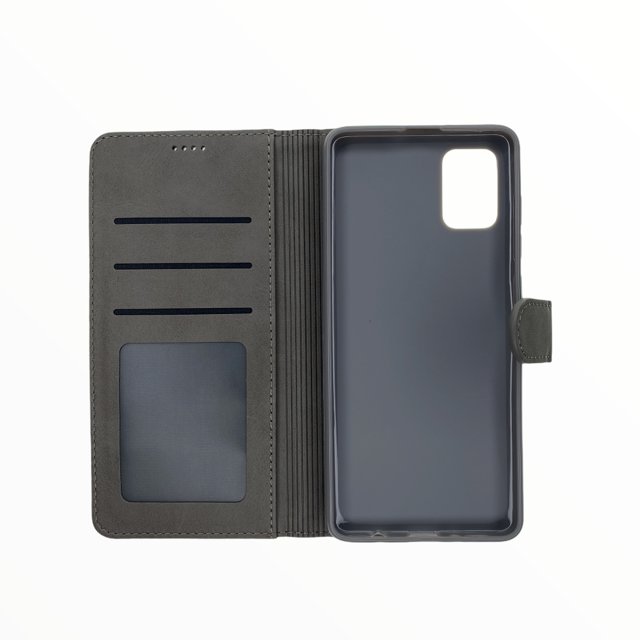 Estuche Carteras LC Imeeke Folio Libreta con Porta Tarjeta Samsung A41 Color Negro — foto 3