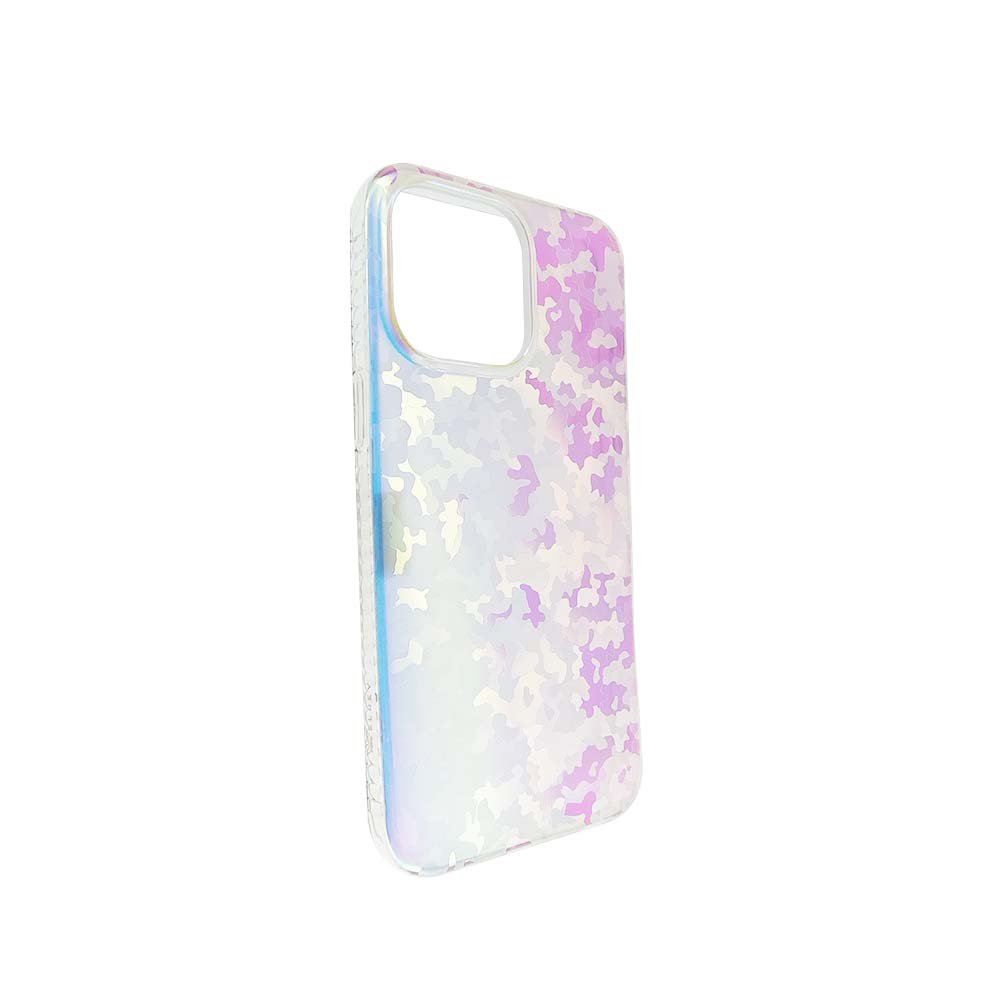 Estuche El Rey Cosmos iPhone 15 Plus Tornasol Camuflaje Color Multicolor