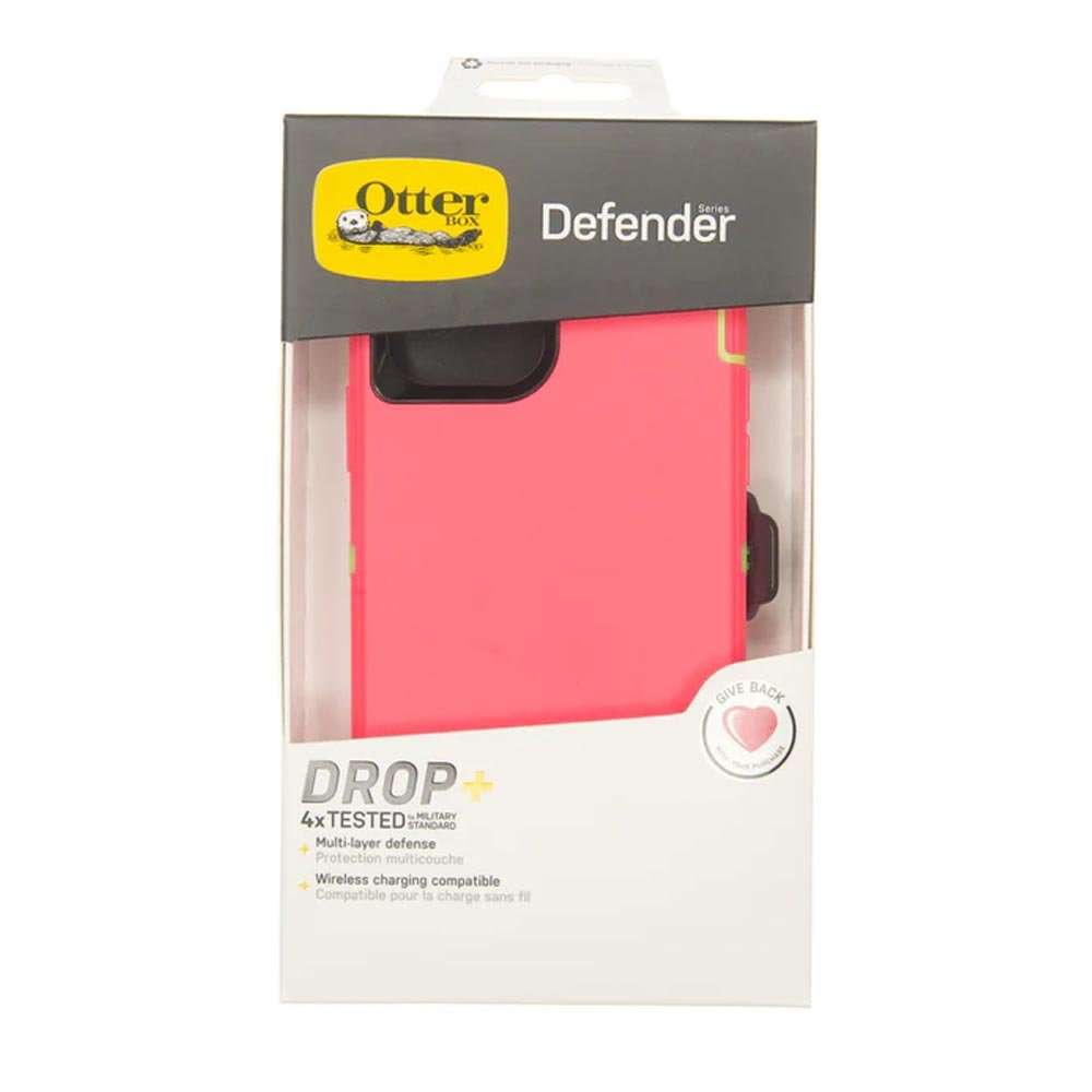 Case OtterBox Defender iPhone 12 Pro Max - Rosado/Verde