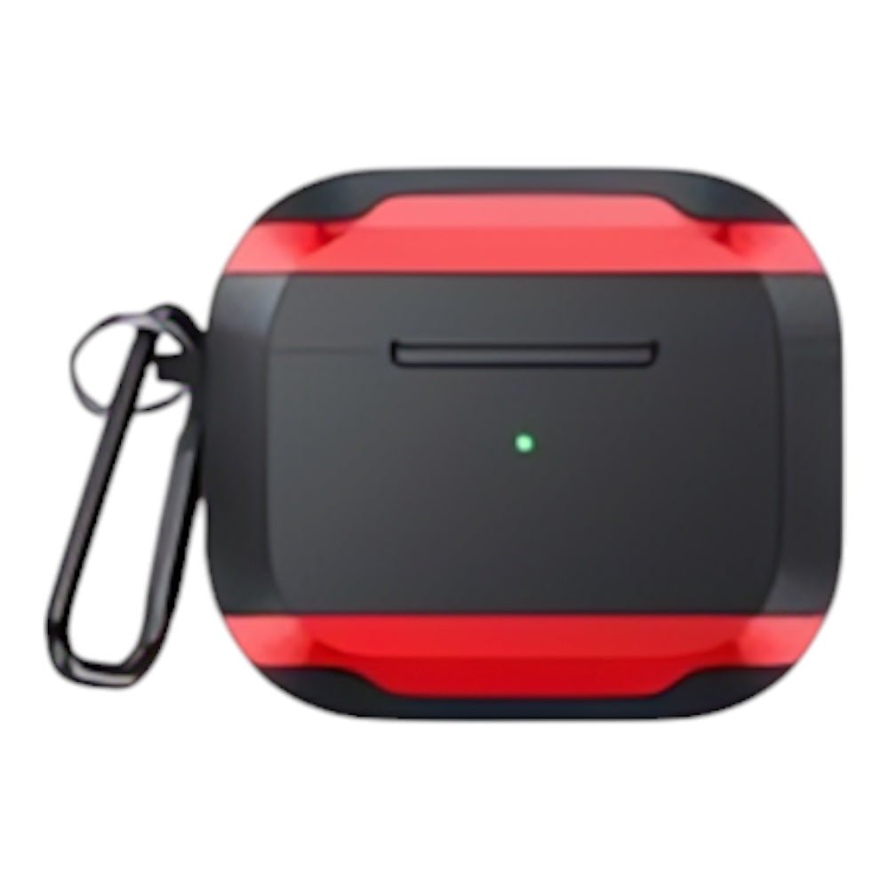 Estuche Generico Skin AirPods 4 Defense Color Rojo