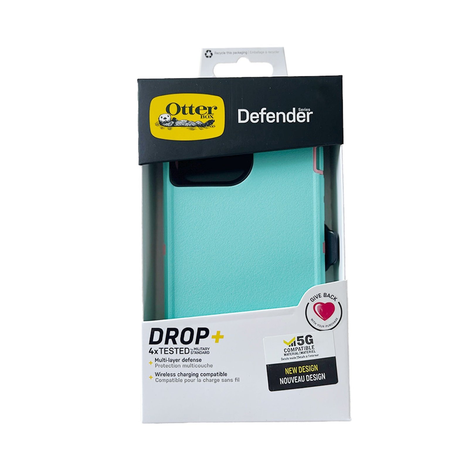 Case OtterBox Defender | iPhone 13 Pro Max | Turquesa/rosado — foto 3