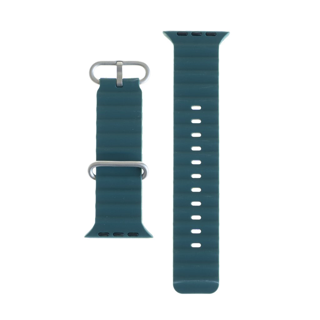Accesorio el Rey Pulsera Silicon Ocean 38 / 40 / 41 Mm Verde Esmeralda