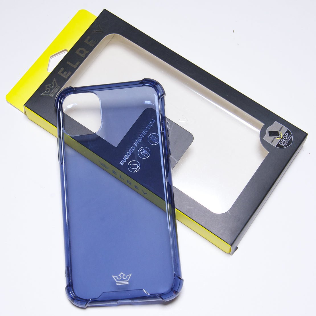 Estuche Protección El Rey Hard Case Flexible Reforzado Apple iPhone 11 Pro Color Azul Marino