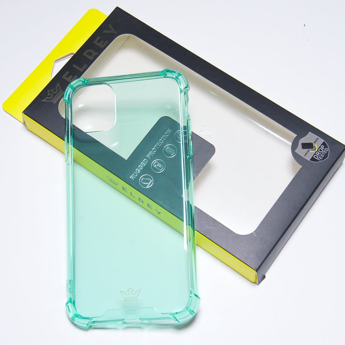 Estuche Protección El Rey Hard Case Flexible Reforzado Apple iPhone 11 Pro Color Turquesa