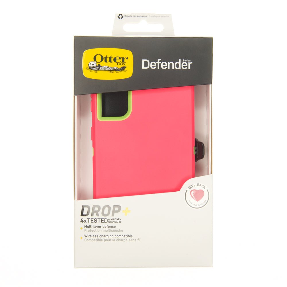 Case OtterBox Defender | Samsung S20 Plus | Rosado/verde