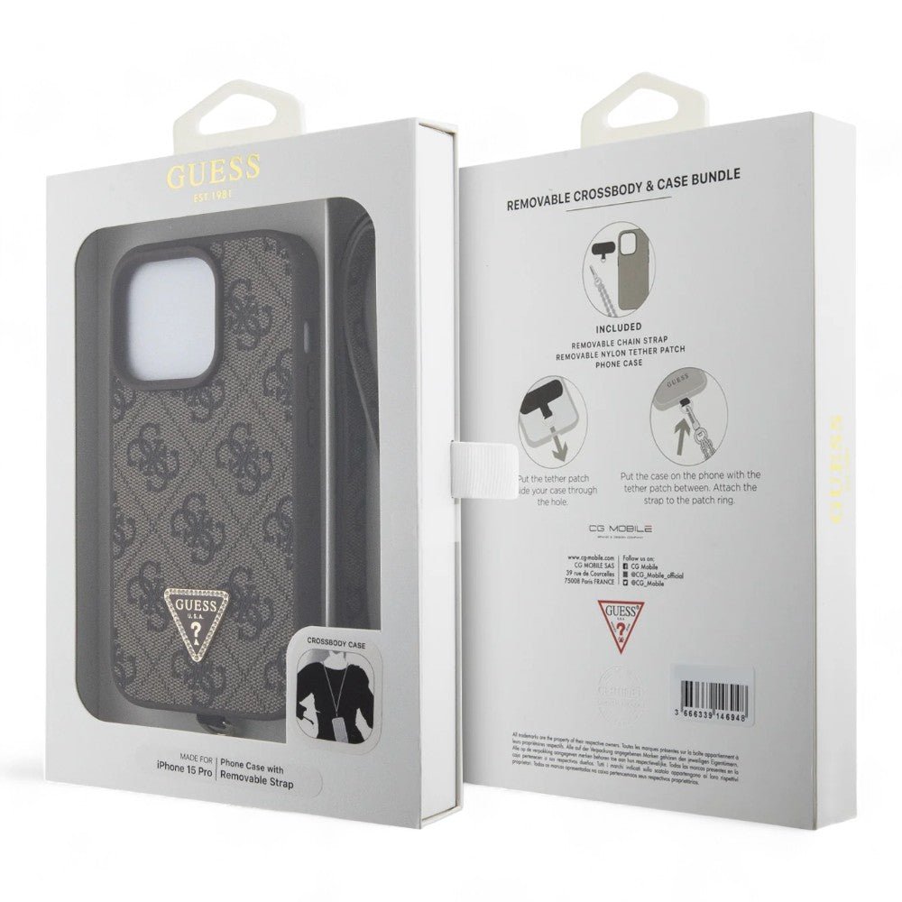Estuche GUESS Hard Case iPhone 15 Pro - Café — foto 4