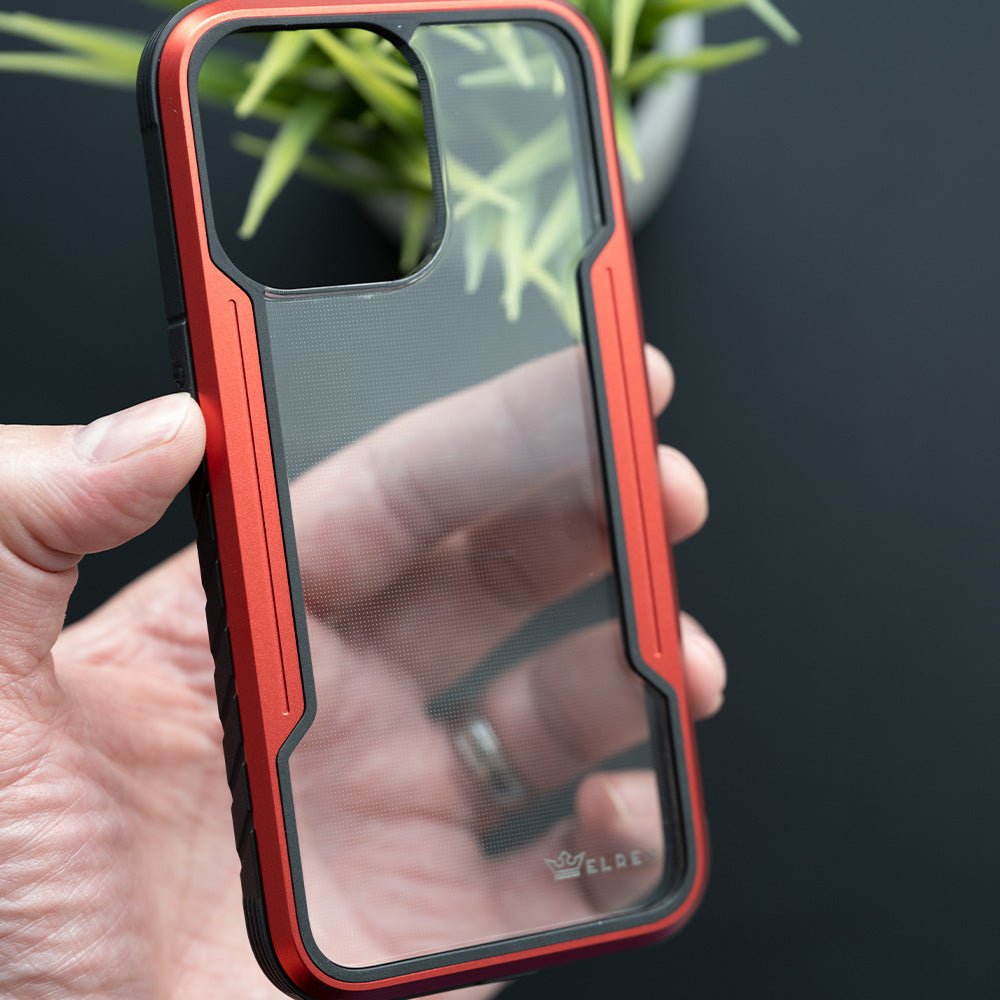 Estuche Protección El Rey Defense para iPhone 12 - Rojo — foto 3