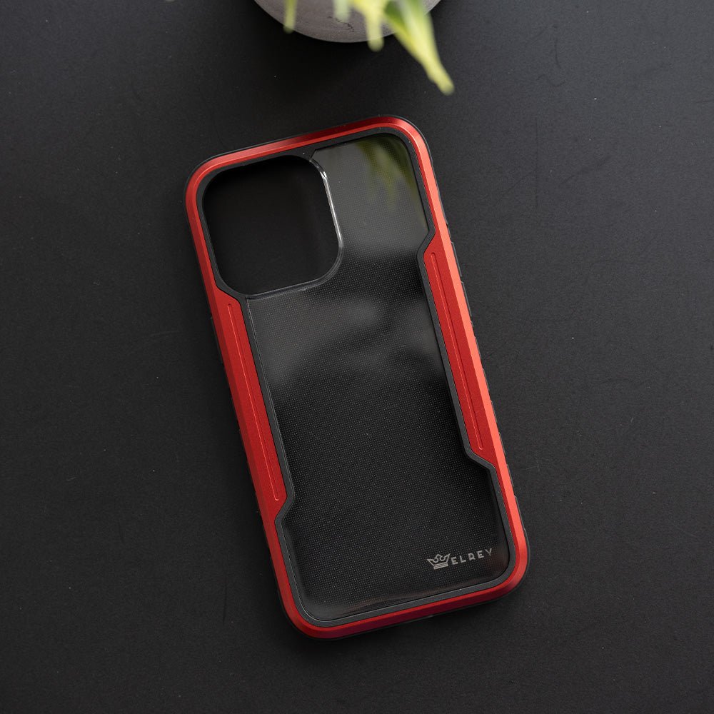 Estuche Protección El Rey Defense para iPhone 12 - Rojo
