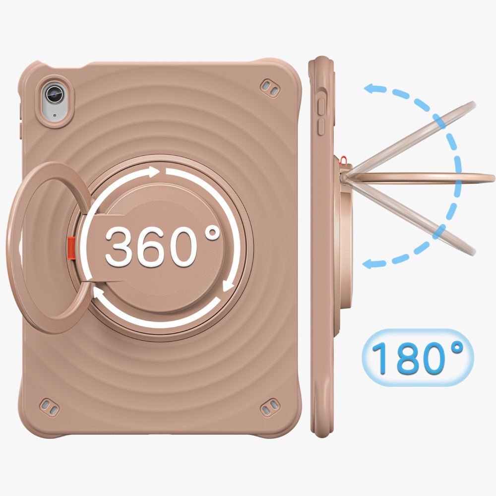 Estuche Chief Engineer B Series Modelo iPad 10 Th Color Cafe con Strap — foto 3