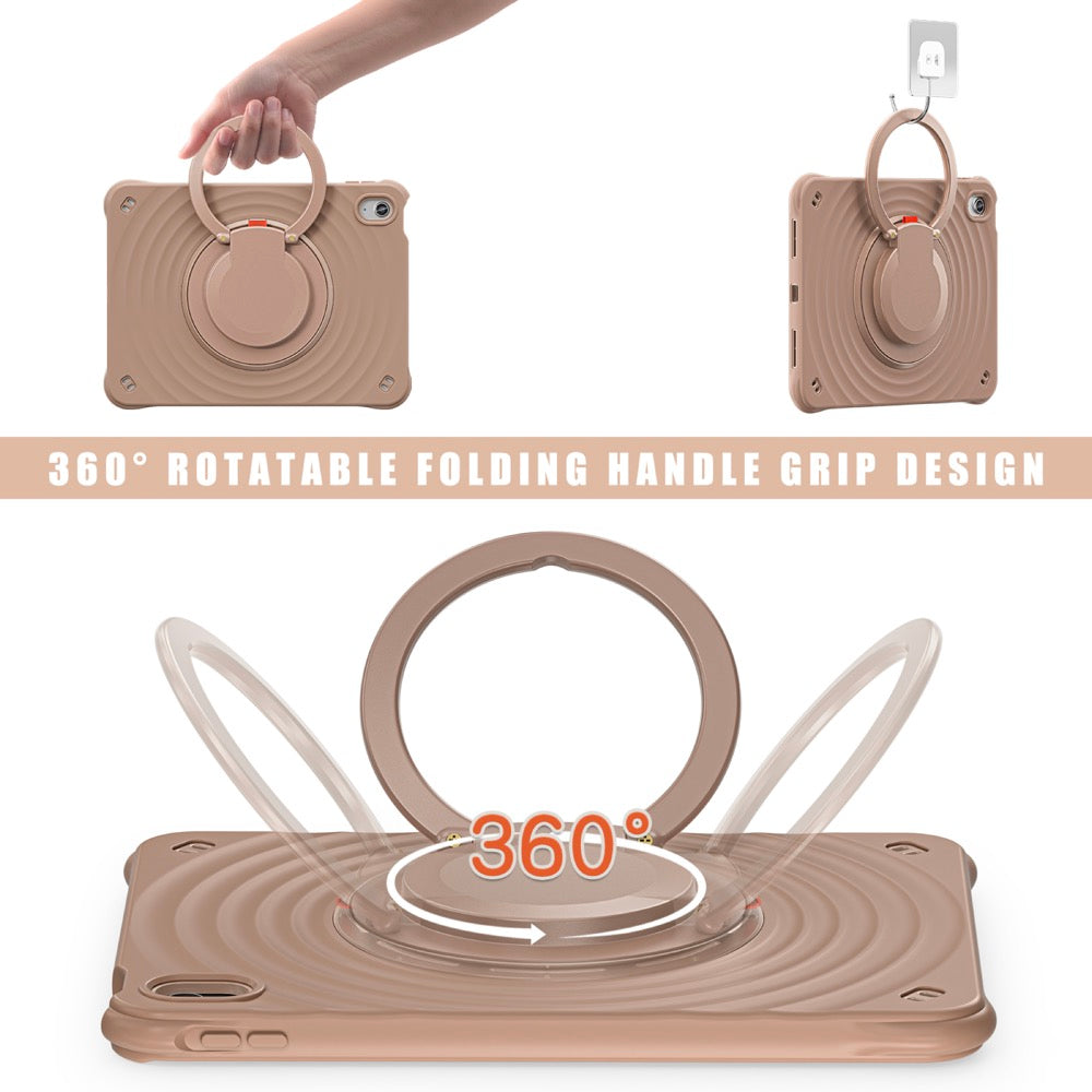 Estuche Chief Engineer B Series Modelo iPad 10 Th Color Cafe con Strap — foto 6