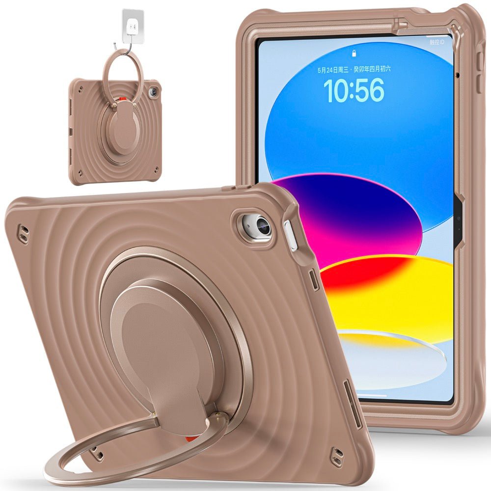 Estuche Chief Engineer B Series Modelo iPad 10 Th Color Cafe con Strap