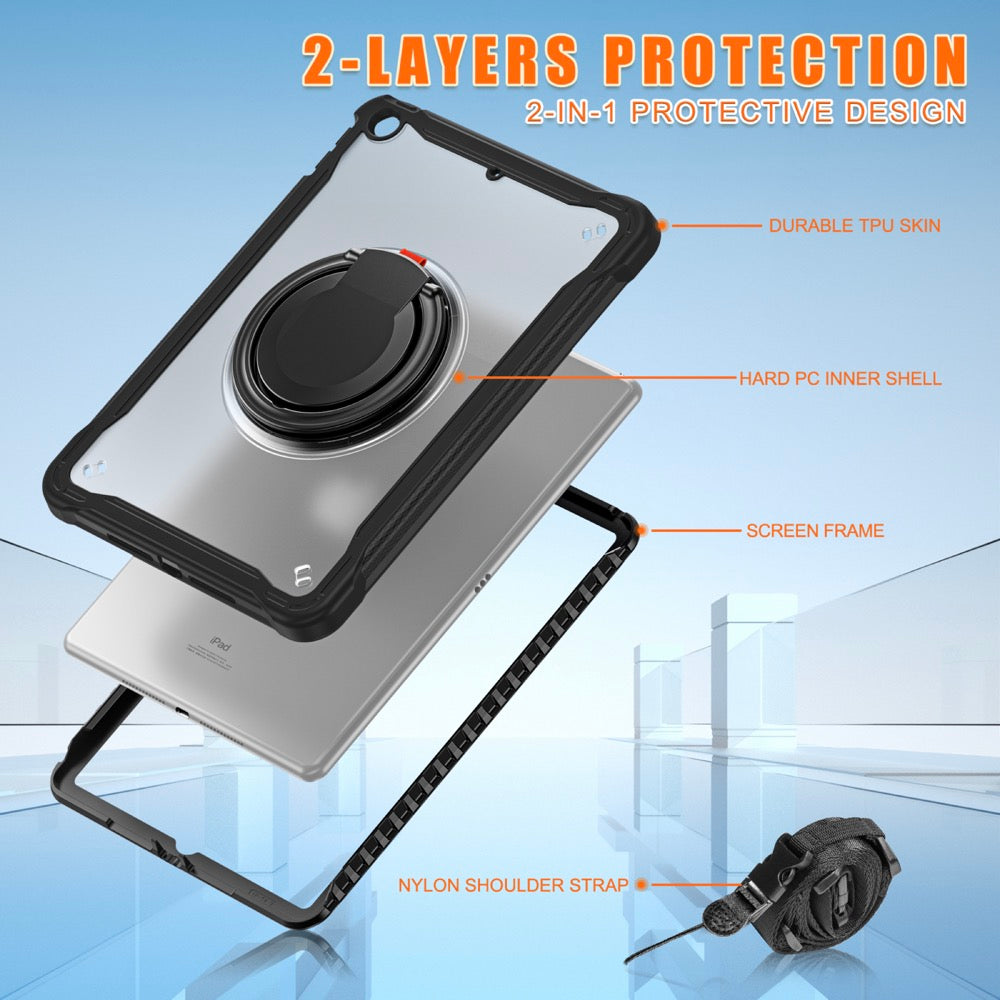 Estuche Popeye B Series Modelo iPad 10.2 Color Transparente sin Strap — foto 6