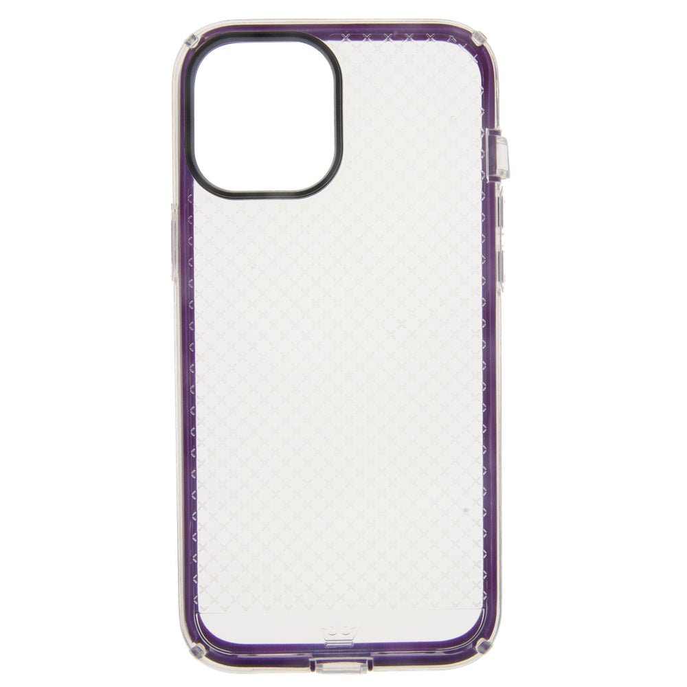 Estuche Protección El Rey Anigma Caidas de 2 10 Mts Apple iPhone 11 Pro Color Morado / Transparente