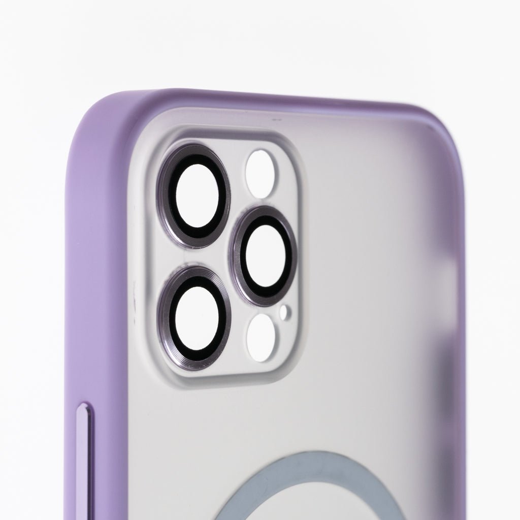 Estuche Vidrio Templado El Rey MagSafe - iPhone 12 Pro Max Morado — foto 2