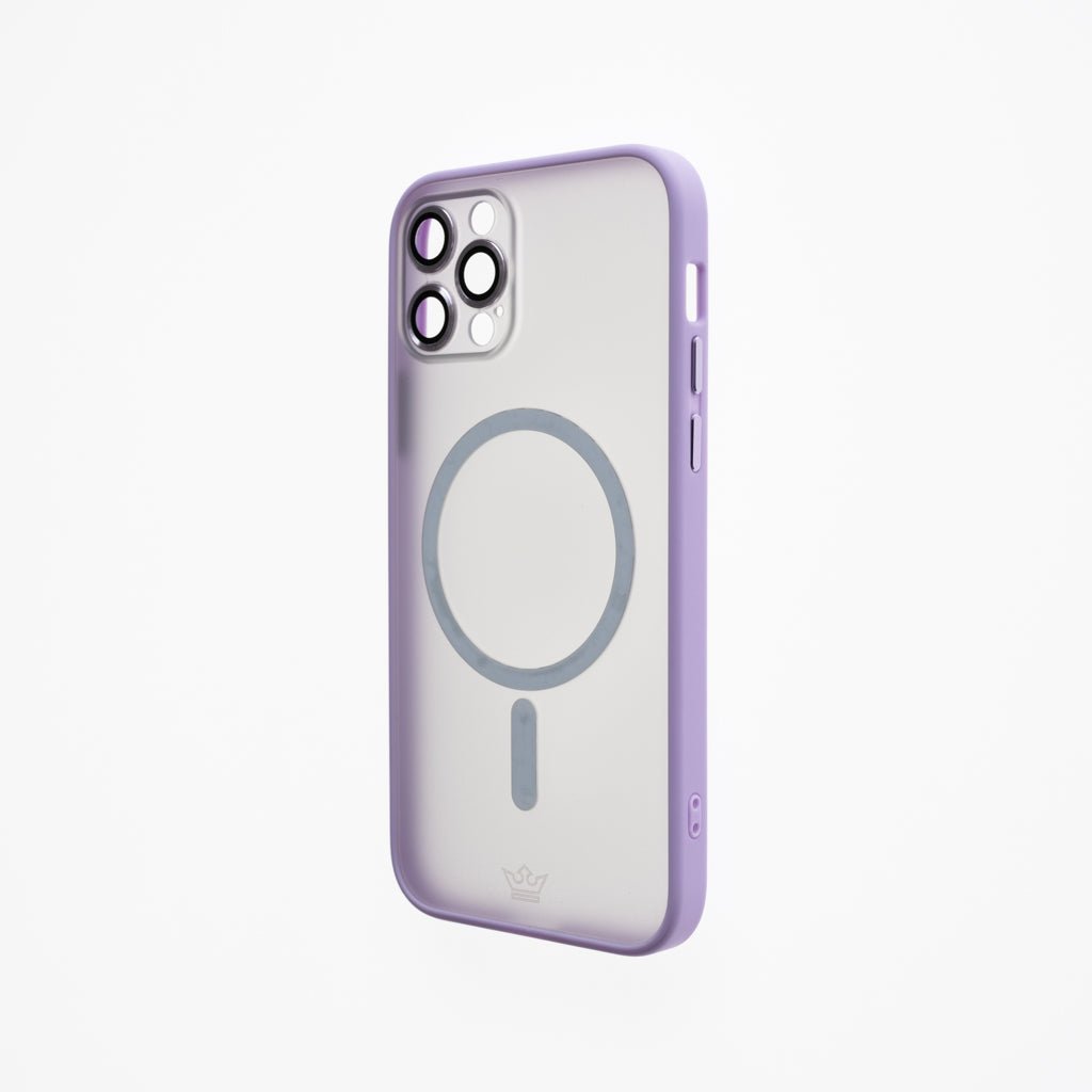 Estuche Vidrio Templado El Rey MagSafe - iPhone 12 Pro Max Morado — foto 3