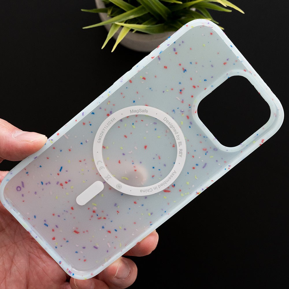Estuche MagSafe El Rey para iPhone 12 Pro Max - Celeste — foto 3