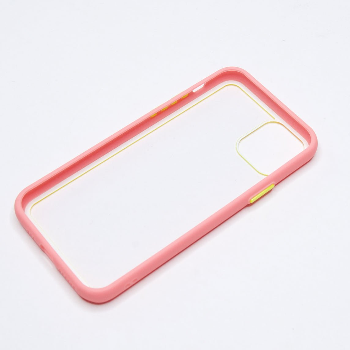 Estuche Transparente El Rey Apple iPhone 11 Pro Max Color Rosado / Transparente — foto 4