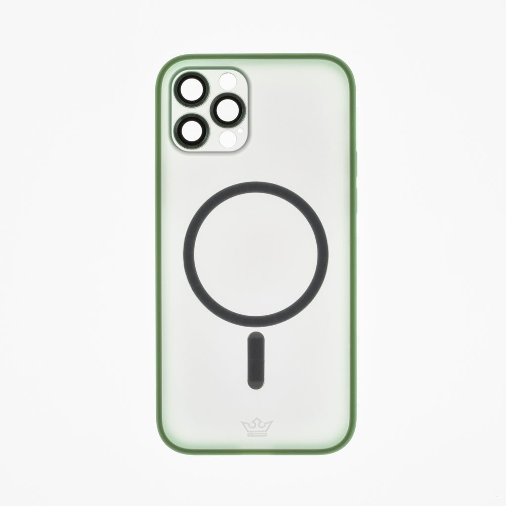 Estuche Vidrio Templado El Rey MagSafe para iPhone 12 Pro - Verde
