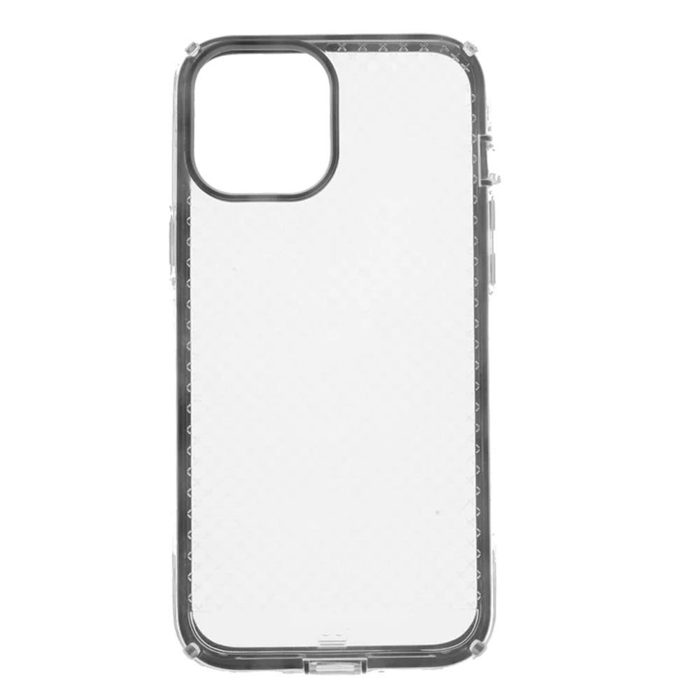 Estuche Protección el Rey Anigma Caidas de 2 10 Mts Apple iPhone 12 Pro Max Color Gris / Transparente