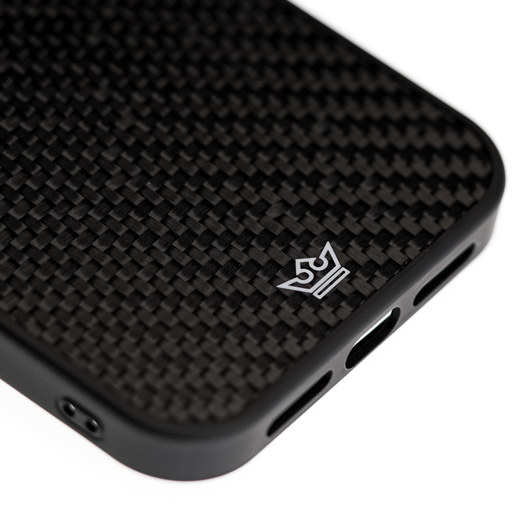 Estuche MagSafe El Rey MagSafe con TPU Apple iPhone 13 Color Fibra Carbon Negro — foto 8