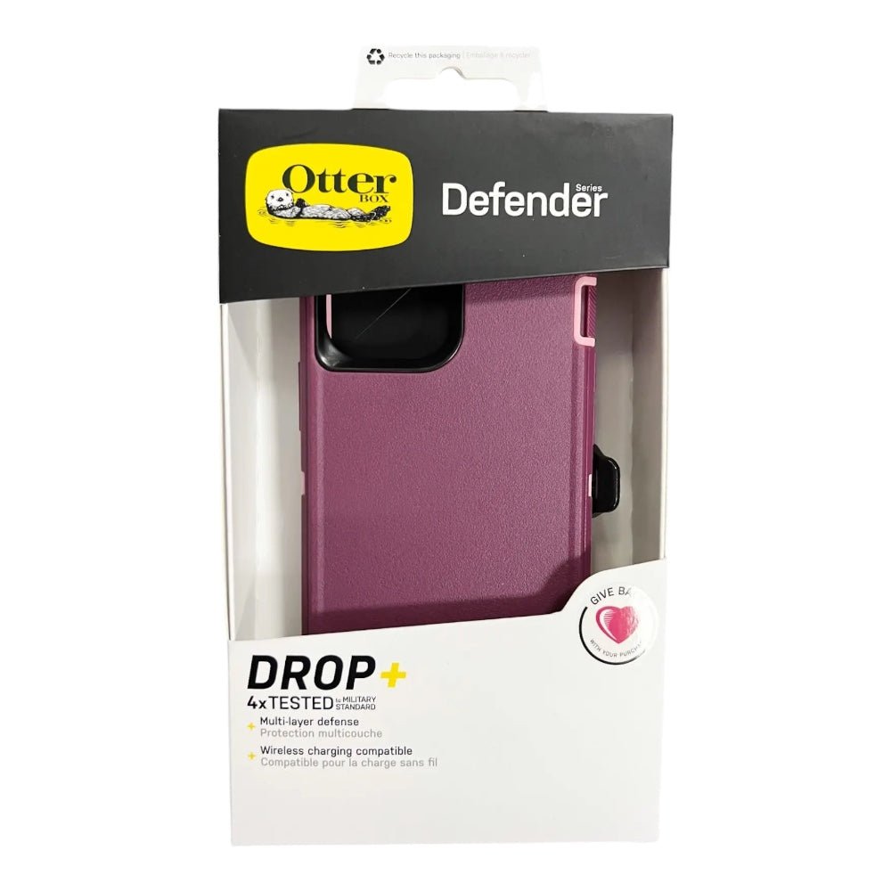 Case OtterBox Defender | iPhone 13 Pro | Rojo/rosado