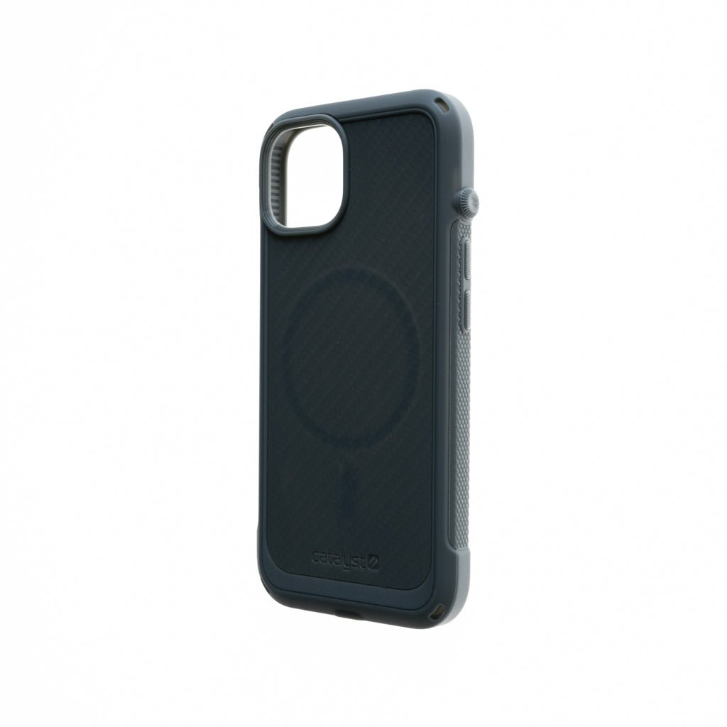Estuche Clásico Catalyst Vibe Case Fibra de Carbon con MagSafe Apple iPhone 13 Color Gris — foto 2