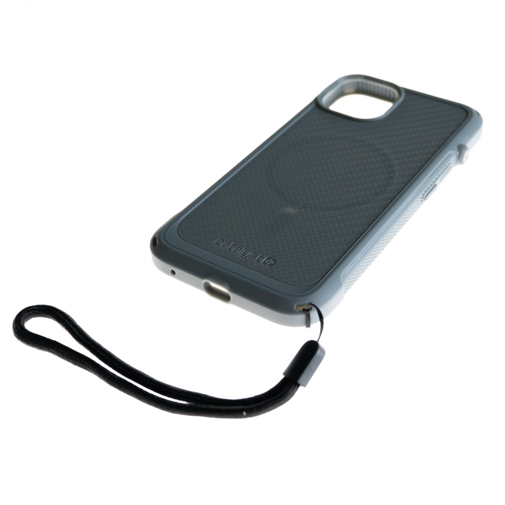 Estuche Clásico Catalyst Vibe Case Fibra de Carbon con MagSafe Apple iPhone 13 Color Gris — foto 6