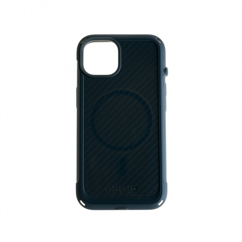 Estuche Clásico Catalyst Vibe Case Fibra de Carbon con MagSafe Apple iPhone 13 Color Gris