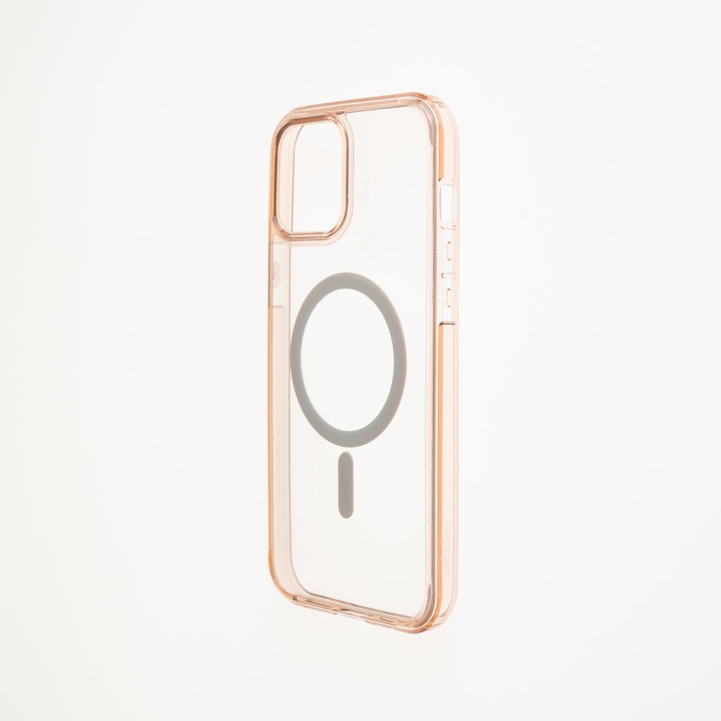 Estuche Clásico Spigen MagSafe Marco Apple iPhone 13 Pro Color Rosado / Transparente — foto 2