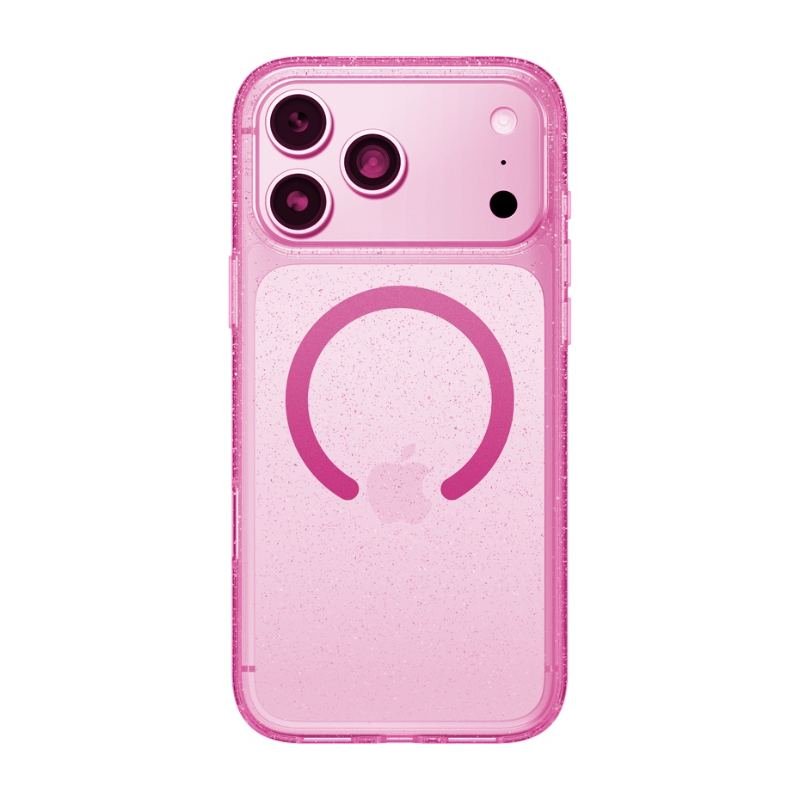 Estuche OtterBox Symmetry iPhone 17 Pro Rosado Glitter